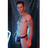 Breedwell Jockstrap Equalizer Noir-Rose neon